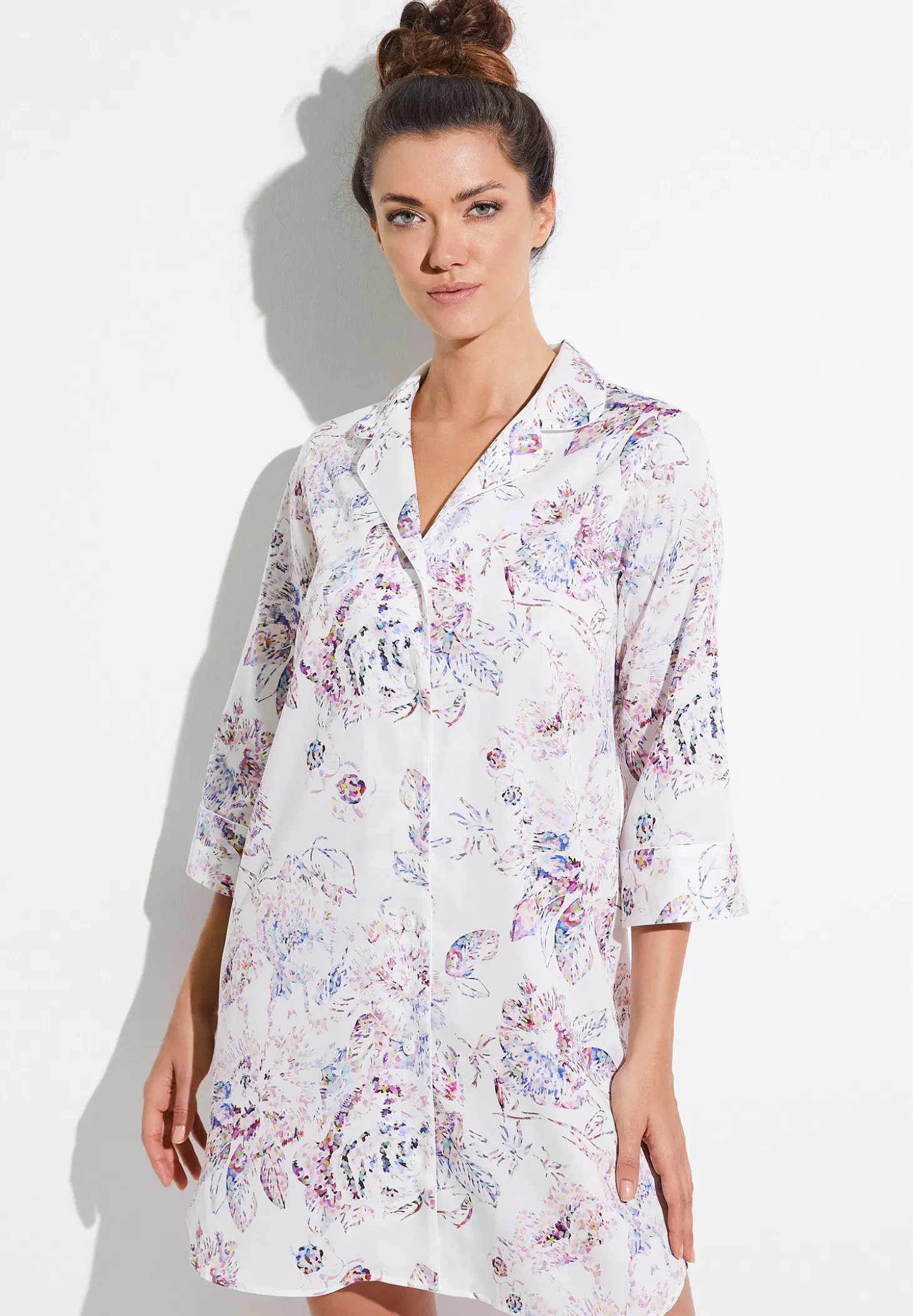 Damen Zimmerli Nachthemden>Cottonsateenprint