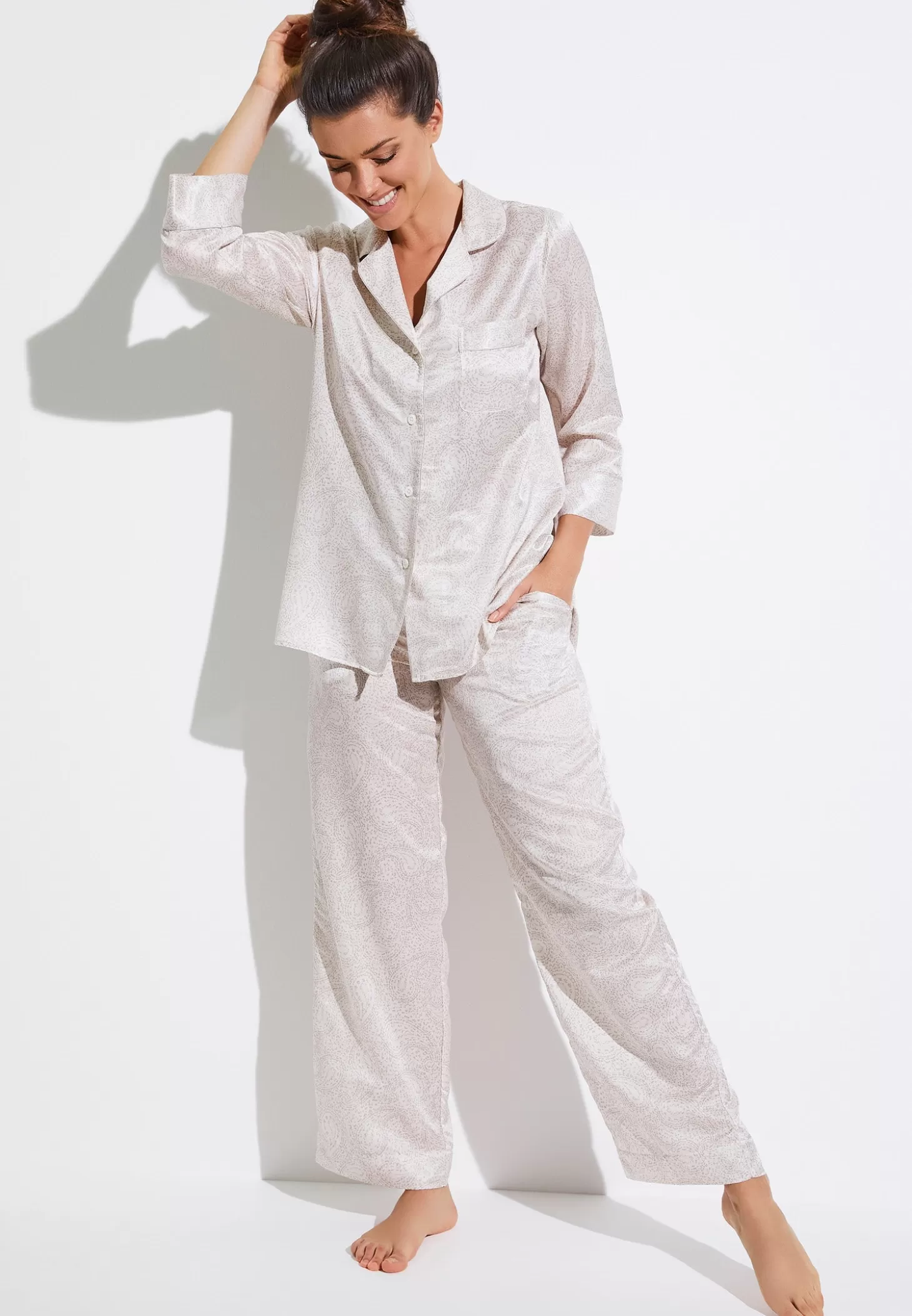 Damen Zimmerli Pyjamas>Cotton/Silkprint