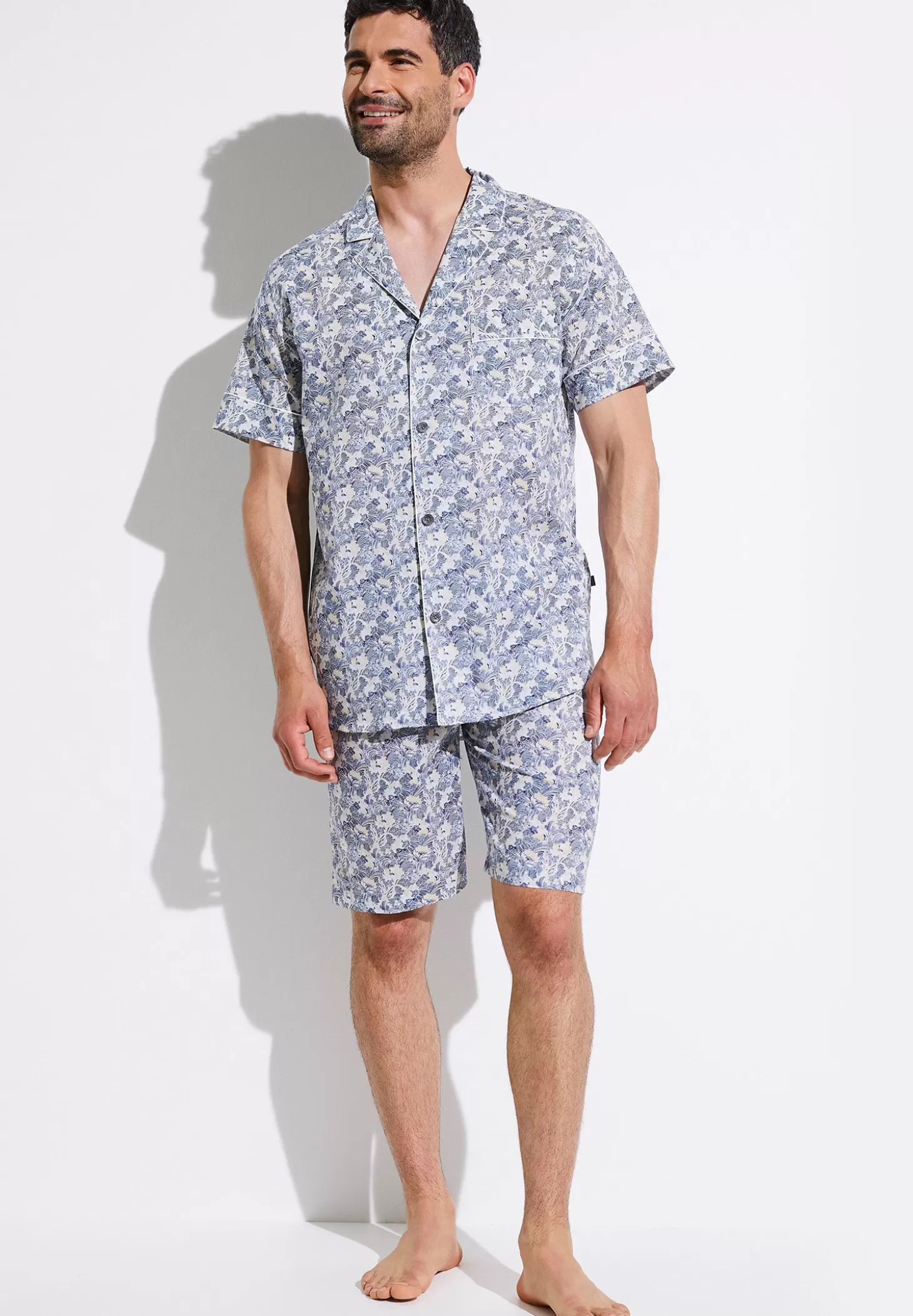 Herren Zimmerli Pyjamas>Cottonvoileprint