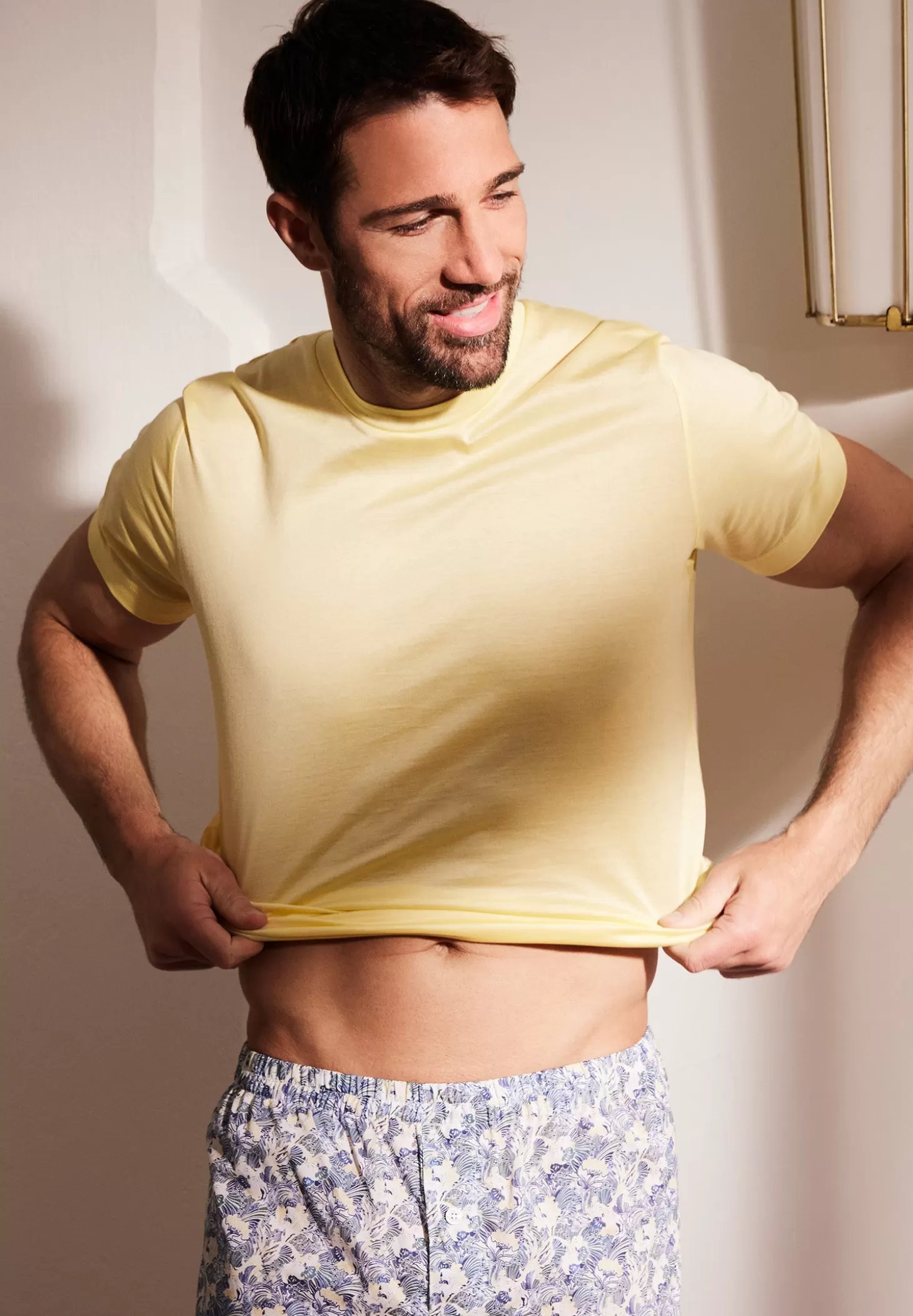 Herren Zimmerli T-Shirts>Filodiscozia