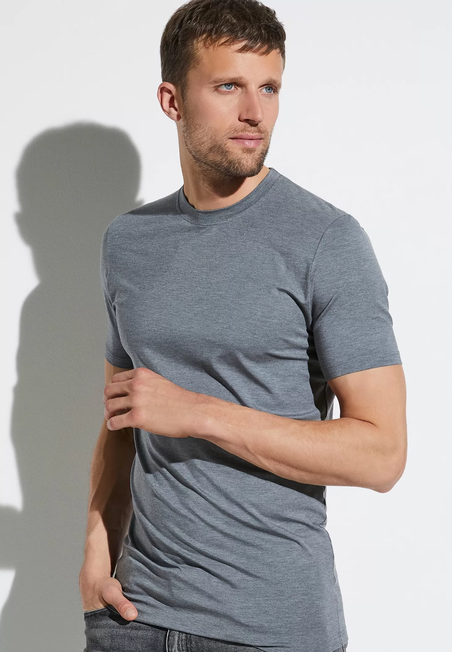 Herren Zimmerli T-Shirts>Pureness