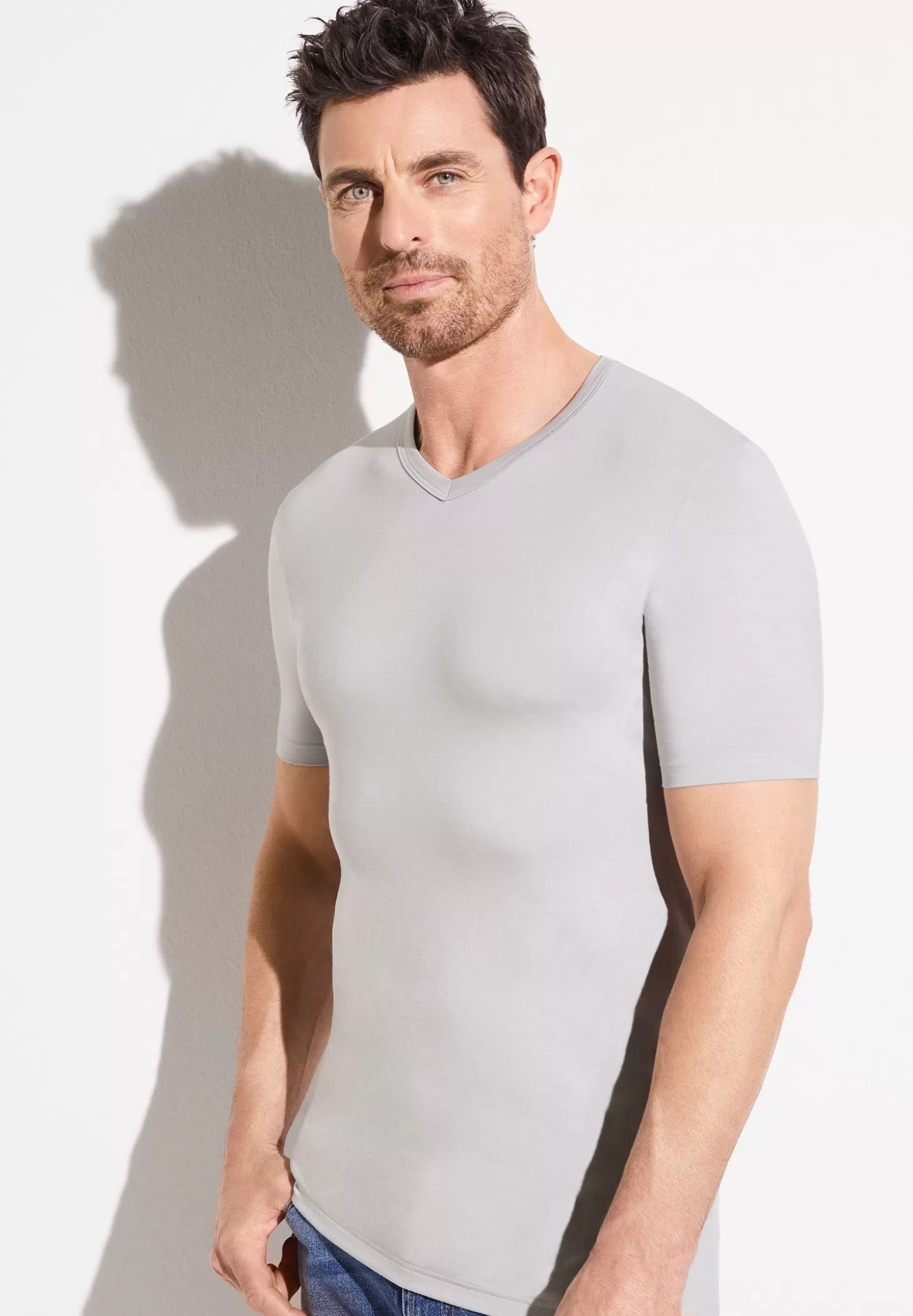 Herren Zimmerli T-Shirts>Pureness