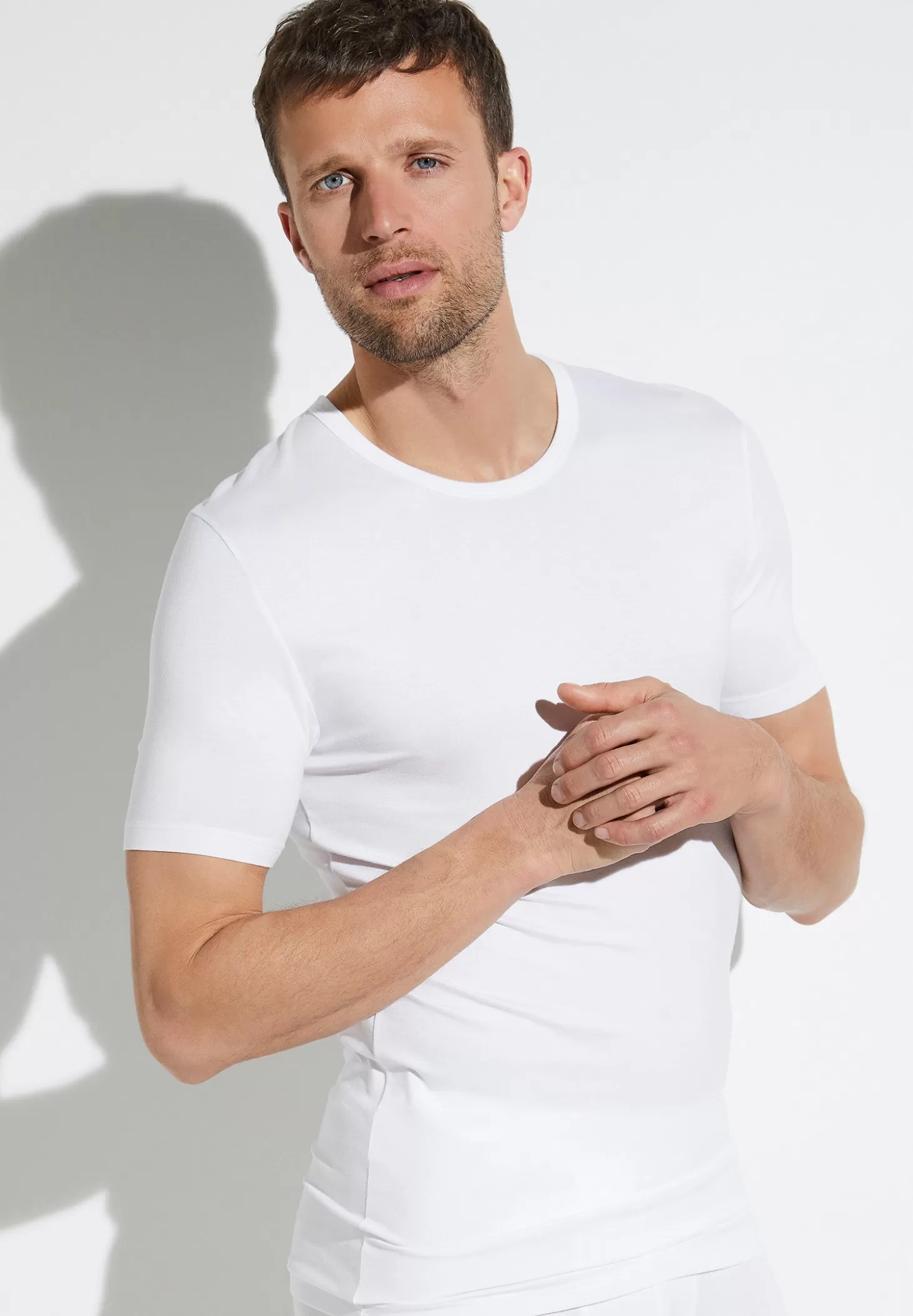 Herren Zimmerli T-Shirts>Pureness