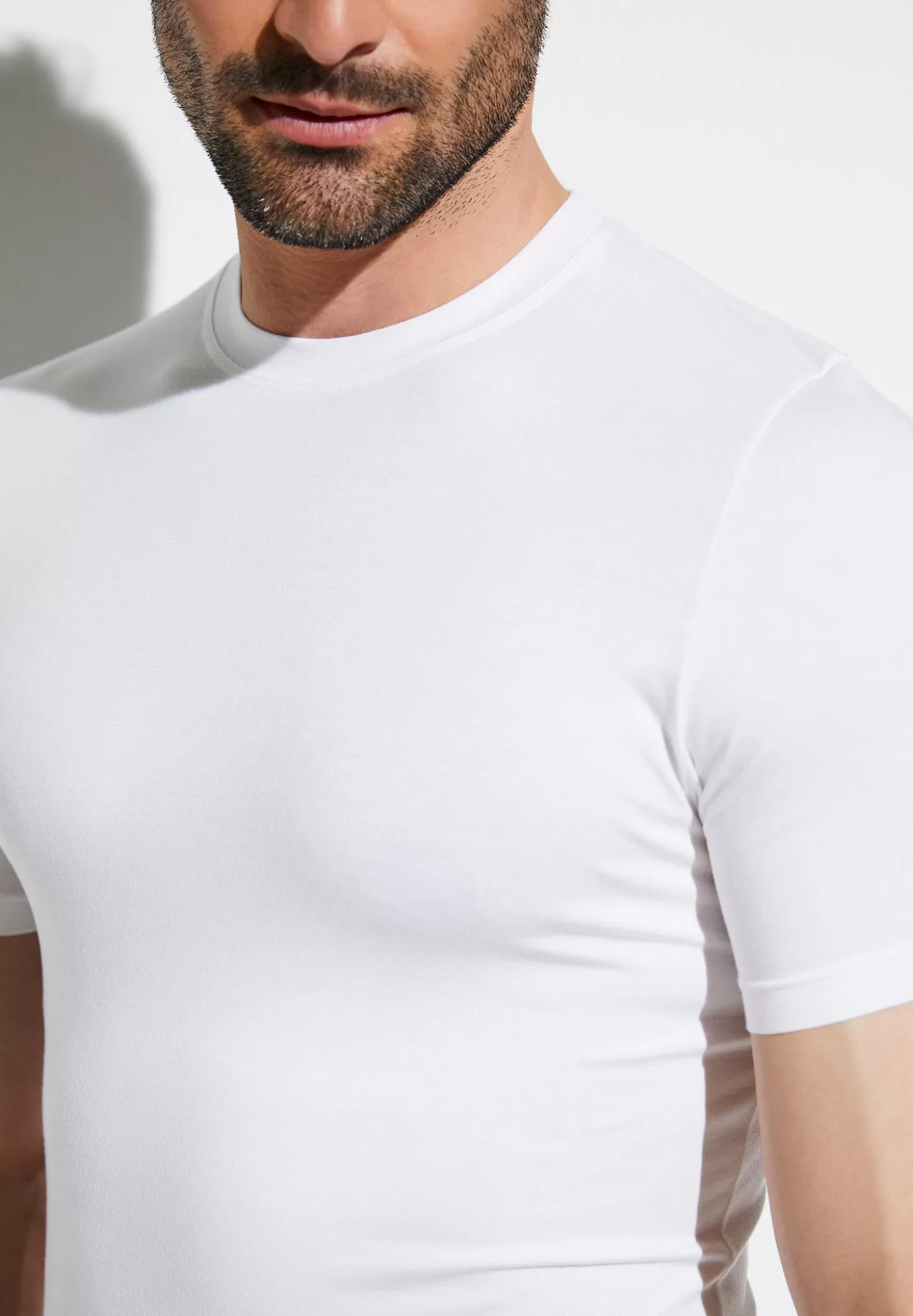 Herren Zimmerli T-Shirts>Pureness