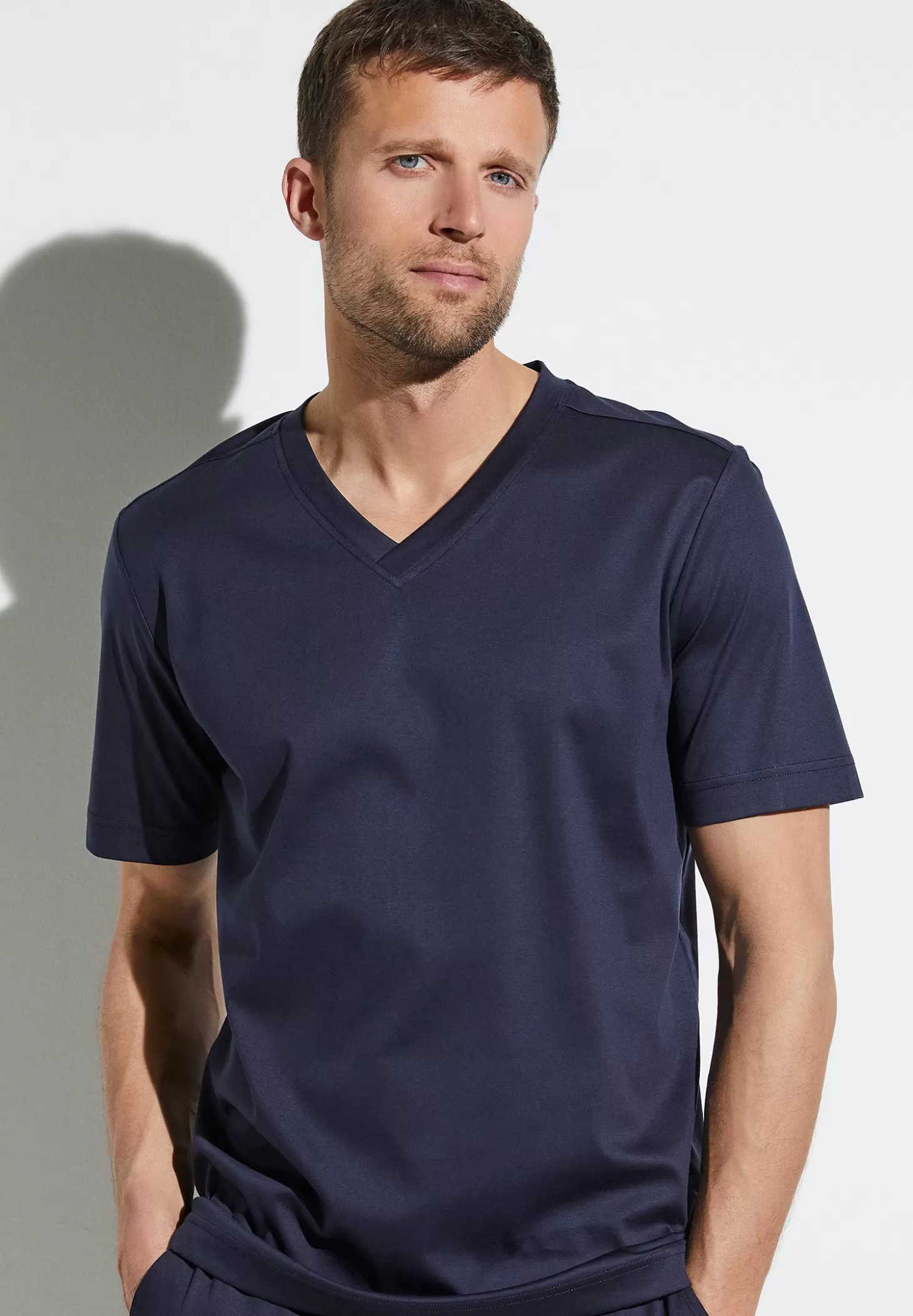 Herren Zimmerli T-Shirts>Supremegreencotton