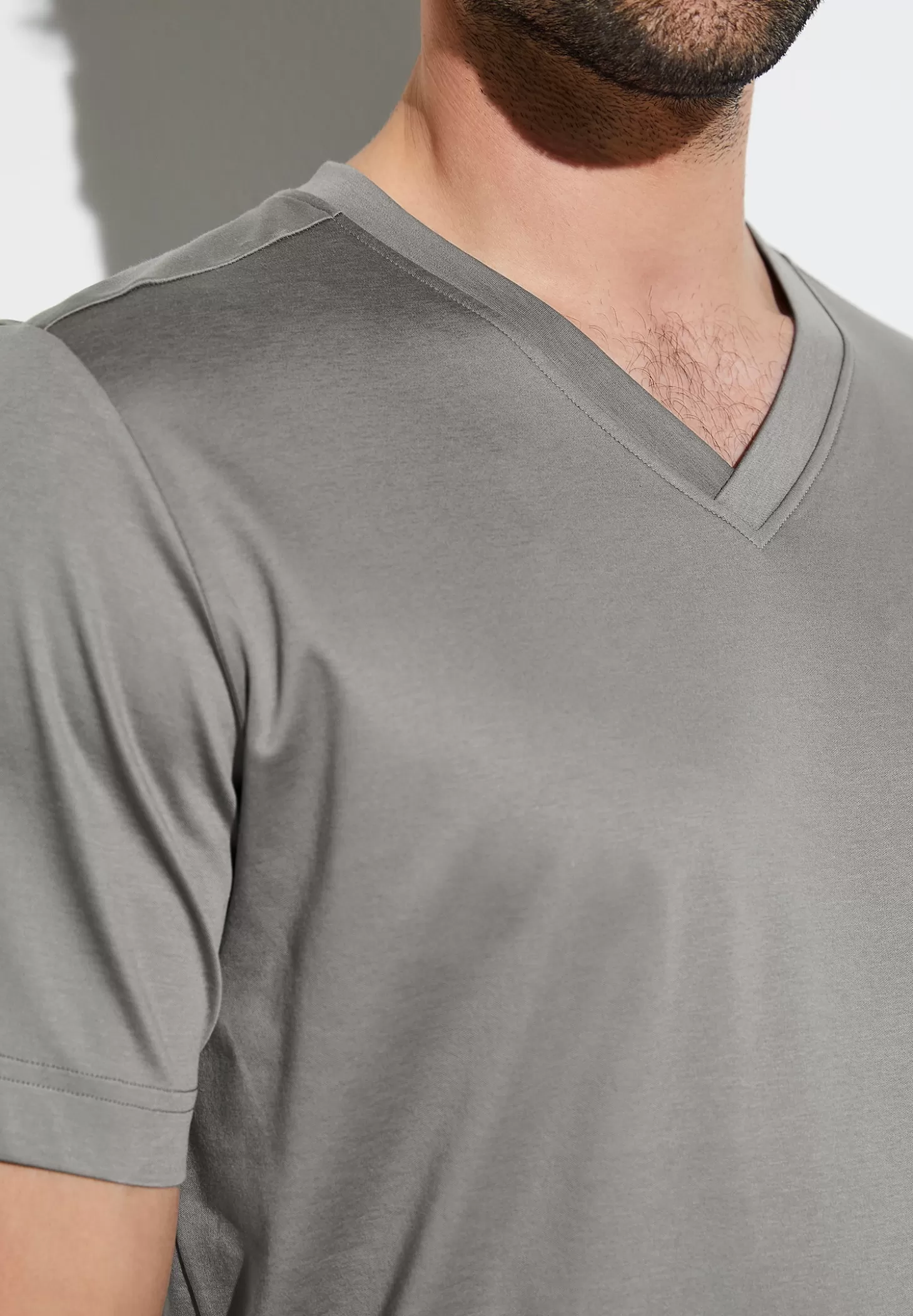 Herren Zimmerli T-Shirts>Supremegreencotton