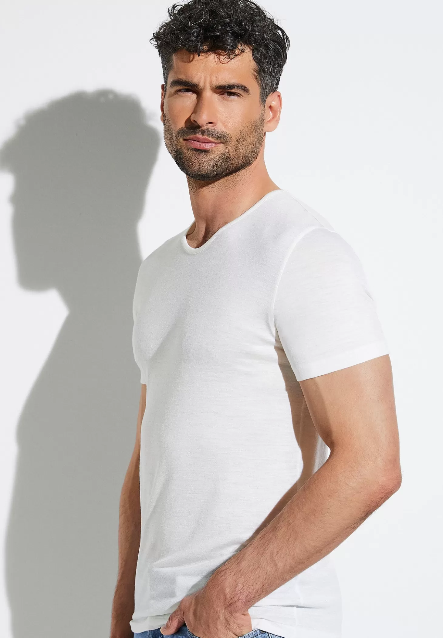 Herren Zimmerli T-Shirts>Wool&Silk