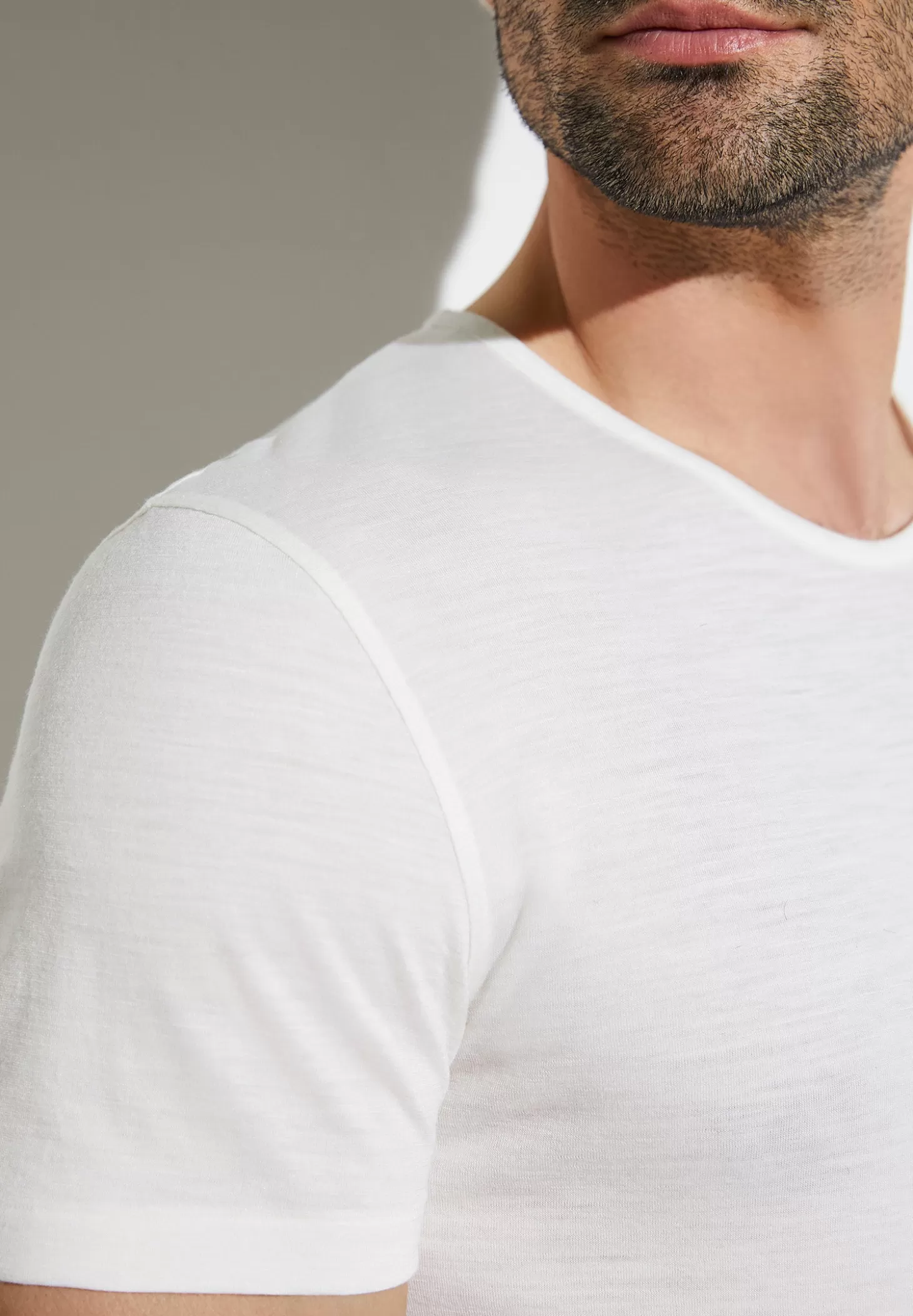 Herren Zimmerli T-Shirts>Wool&Silk