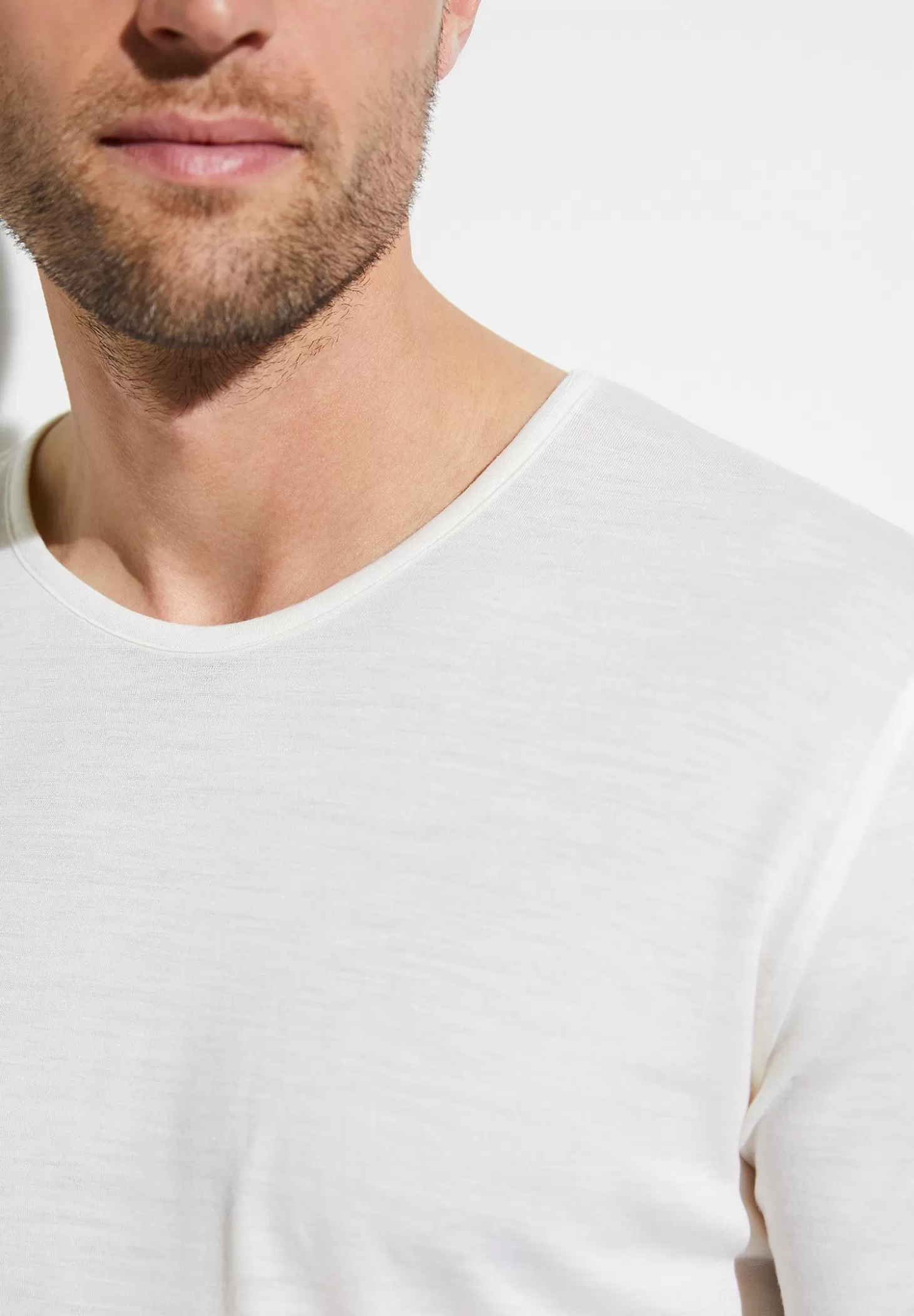 Herren Zimmerli T-Shirts>Wool&Silk